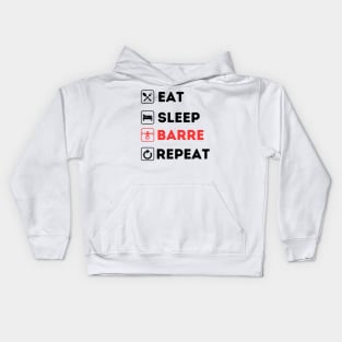 Eat Barre Sleep Repeat Kids Hoodie